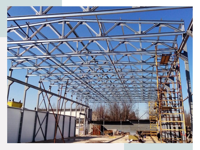 Строительство цехов в Красногорск от 610 руб. под ключ