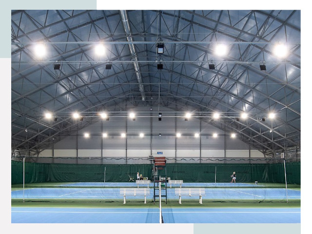 Строительство теннисных кортов в Красногорск от 610 руб.