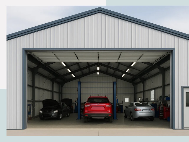 Ангары из сэндвич панелей от 610 руб. в Красногорск