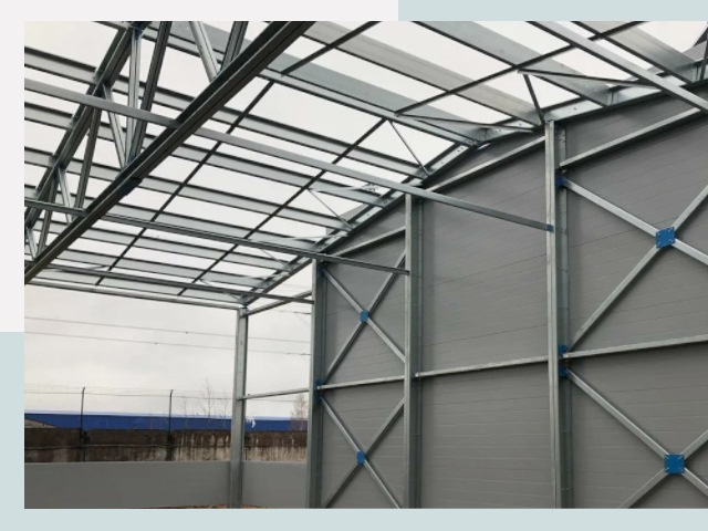 Каркасные ангары от СтальСтрой-Крр по цене от 610 руб.
