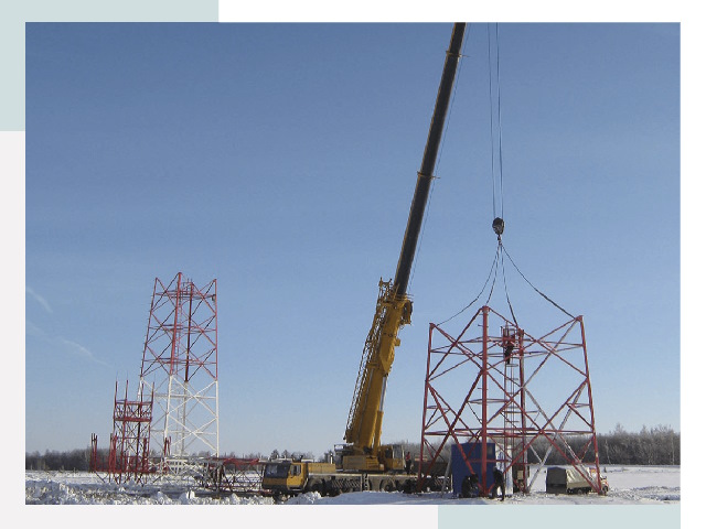 Монтаж вышек связи в Красногорске