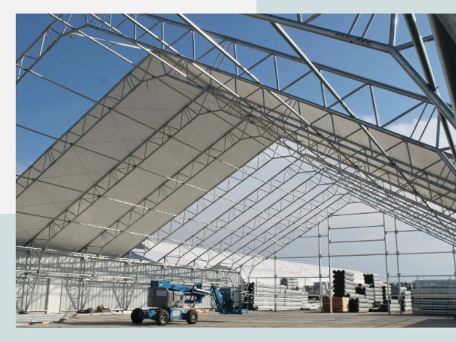 Каркасно-тентовые сооружения от СтальСтрой-Крр по цене 610 руб.