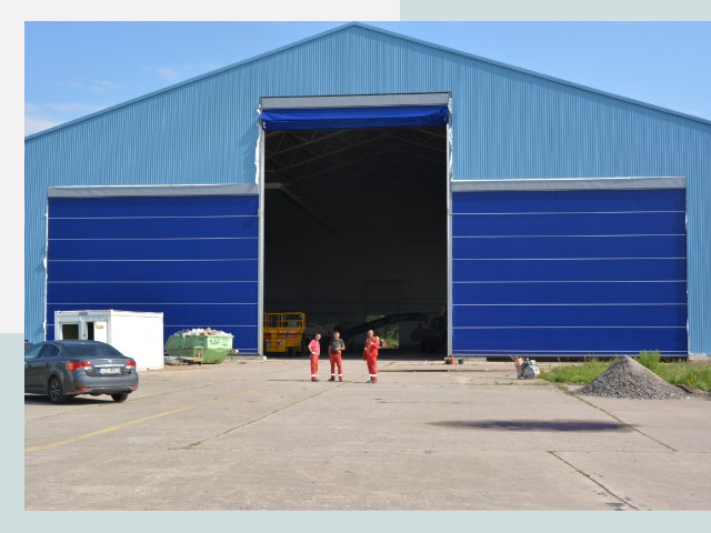 Ангарные ворота в Красногорск от СтальСтрой-Крр по цене 610 руб.